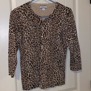 Croft and Barrow leopard print sweater